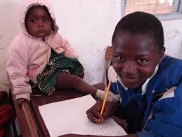 A child who needs to look after his sister getting an education